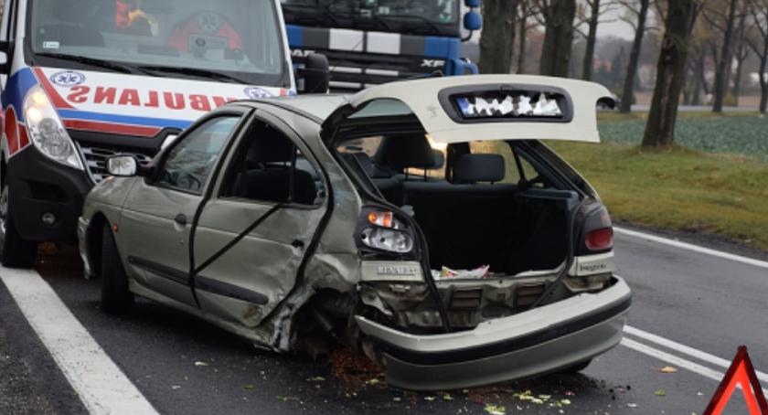 Wypadek na krajowej ósemce