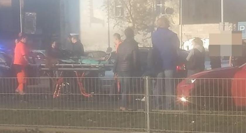 Potrącenie pieszej na Legnickiej