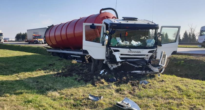Wypadek cysterny. Zablokowana autostrada A4!