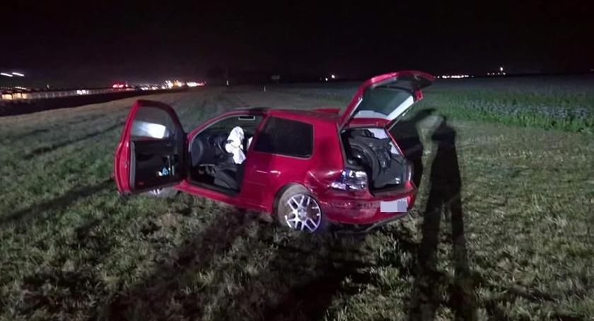 Dachowanie na autostradzie A4