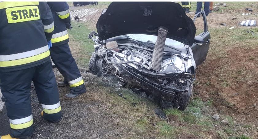 Poważny wypadek pod Strzegomiem
