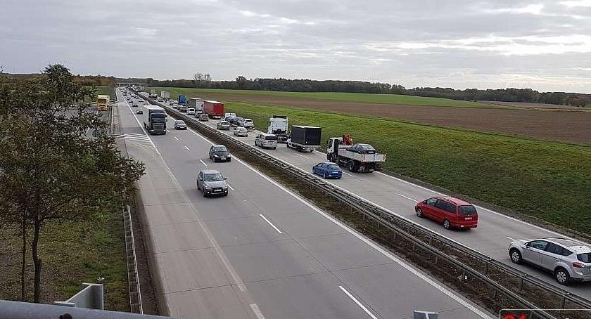 Pijany jechał autostradą