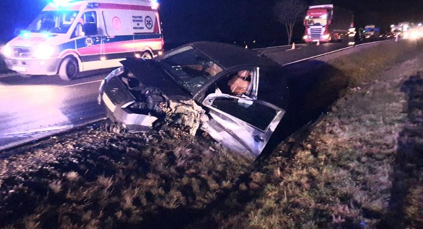 Wypadek na drodze Wrocław - Świdnica