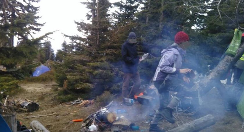 Grill w samym środku Karkonoskiego Parku Narodowego