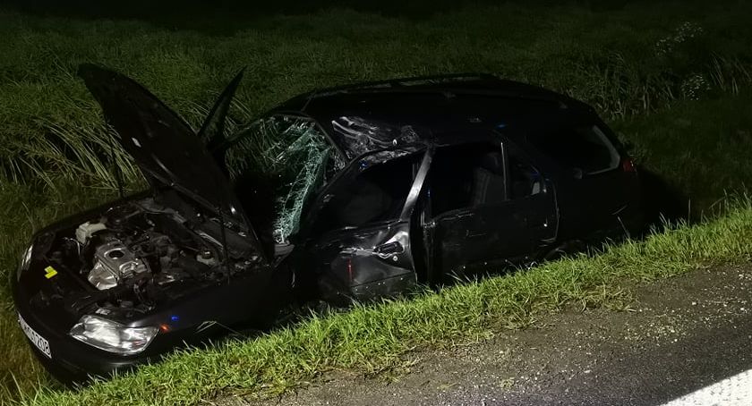 Wypadek na krajowej piątce