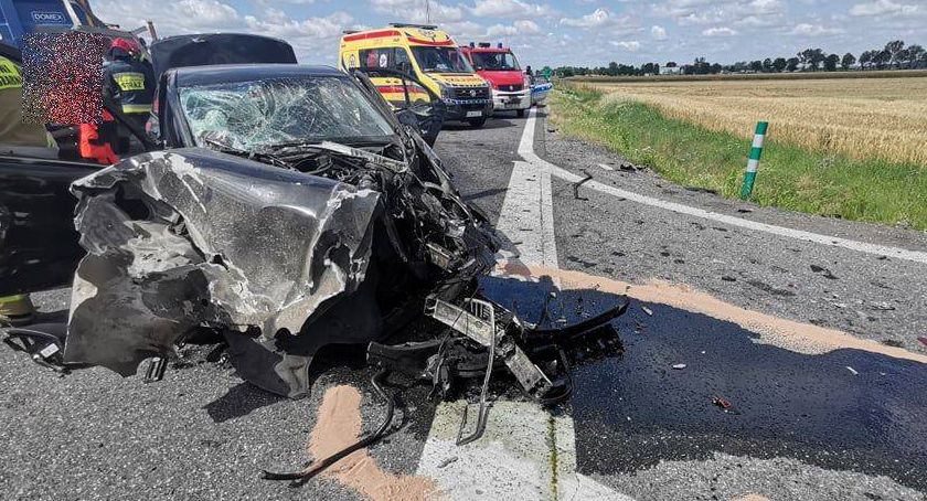 Poważny wypadek pod Strzegomiem