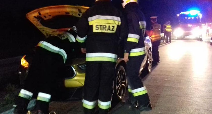 Kolizja na autostradzie A4 w kierunku Zgorzelca