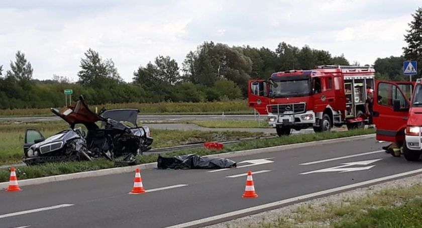 Śmiertelny wypadek na obwodnicy Miękini