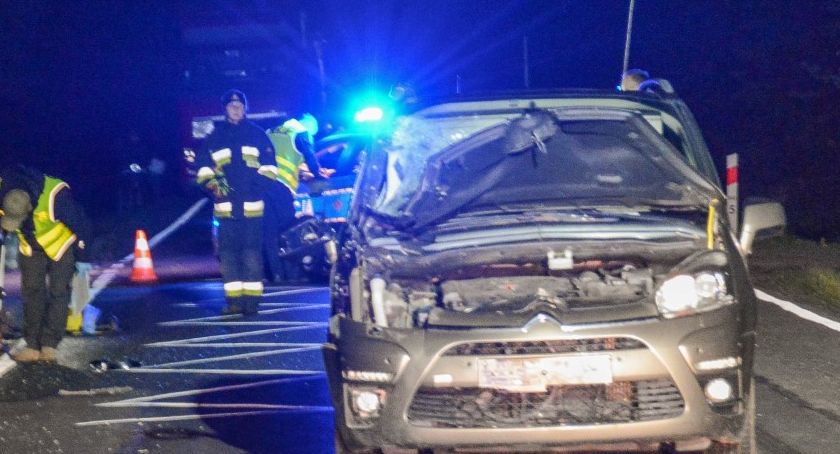 Śmiertelne potrącenie na drodze krajowej nr 25. Nie żyje 26-letni obywatel Ukrainy 