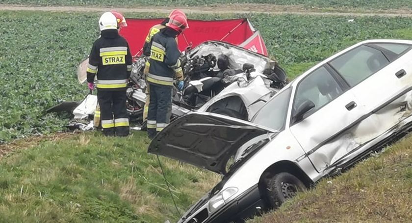 Wypadek śmiertelny na łączniku Świdnica - Żarów
