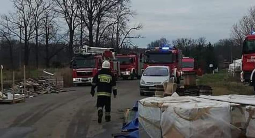Pożar w miejscowości Stradòw