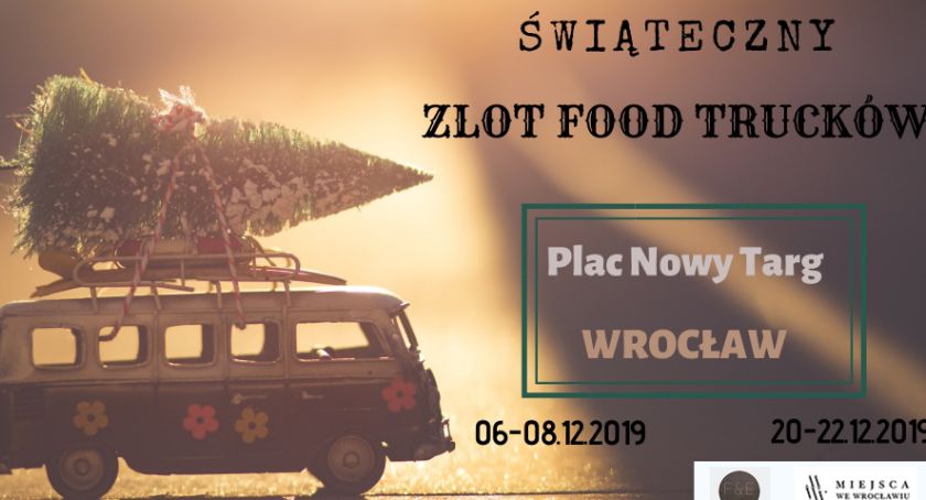 Pierwszy Świąteczny Jarmark Food Trucków  na Placu Nowy Targ