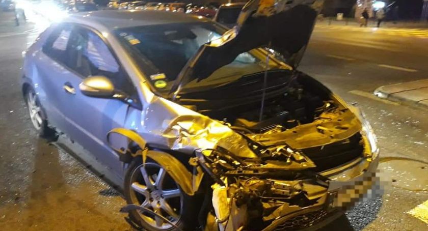 Wypadek  na Zachodniej z Młodych Techników 