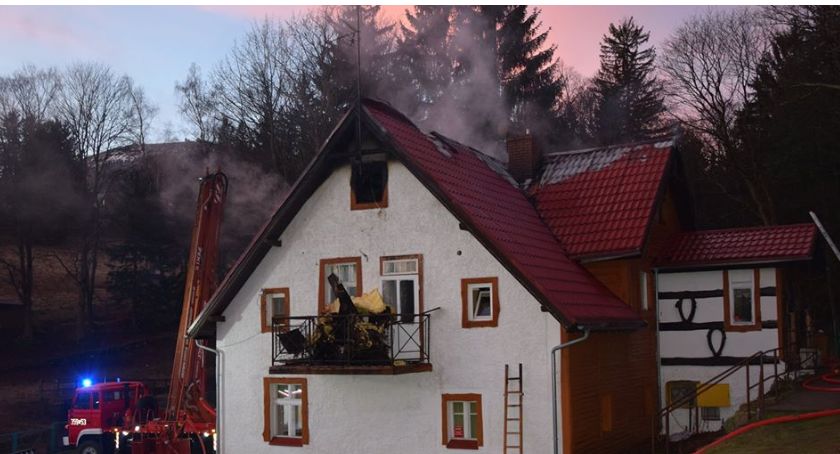 Pożar pensjonatu w Szklarskiej Porębie