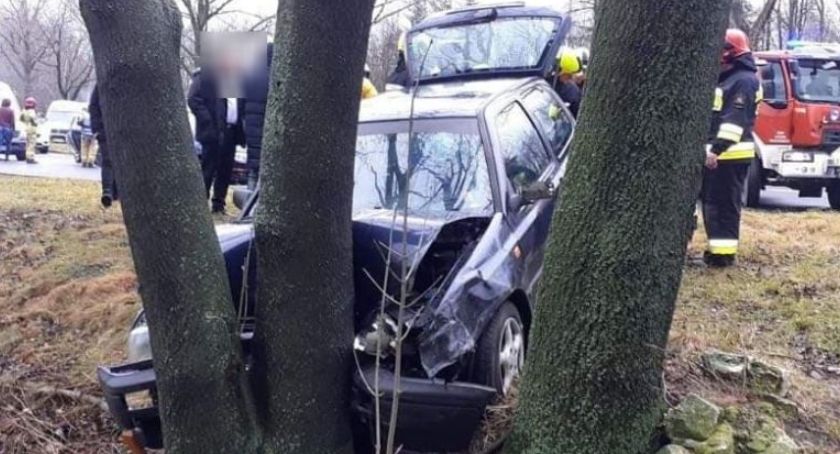 Bolków : Pijany kierowca spowodował wypadek. Wśród poszkodowanych kobieta w ciąży i dwójka dzieci.