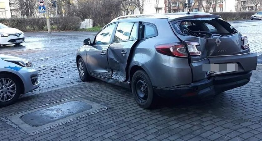 Wymusił pierwszeństwo i doprowadził do zderzenia