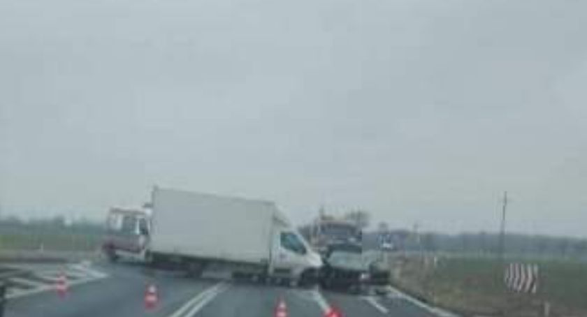 Wypadek na drodze Strzelin-Brzeg