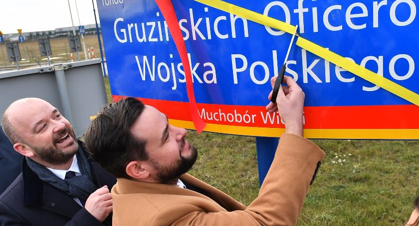 Otwarcie Ronda im. Gruzińskich Oficerów Wojska Polskiego
