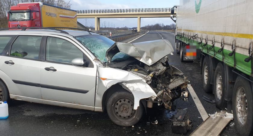 Wypadek 4 pojazdów na A4 w powiecie strzelińskim