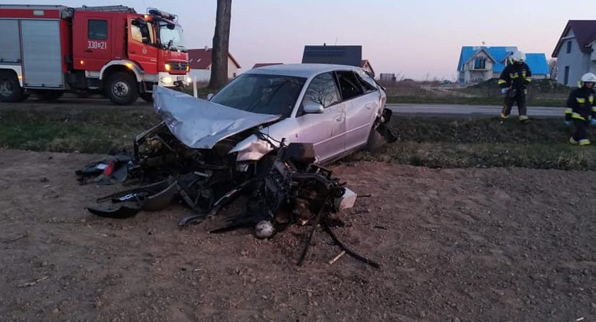 Groźny wypadek na drodze Wrocław-Kąty Wrocławskie