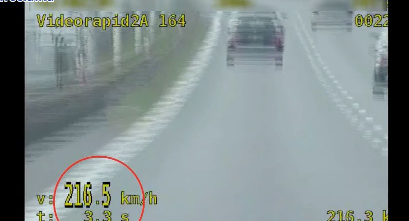 Jechał 216 km/h Autostradową Obwodnicą Wrocławia