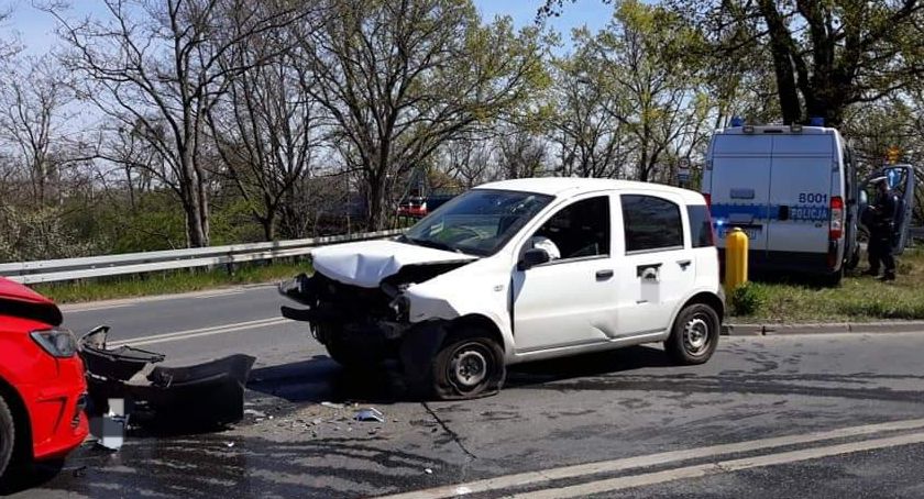 Zderzenie czołowe na Mościckiego