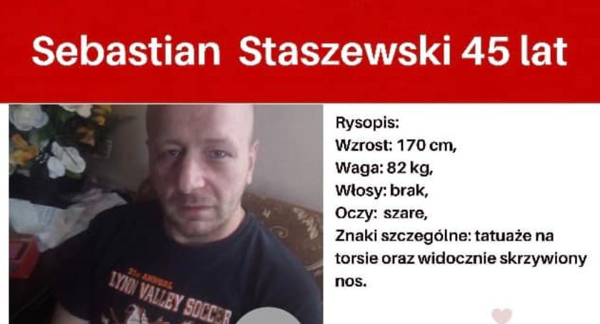 Zaginął Sebastian Staszewski