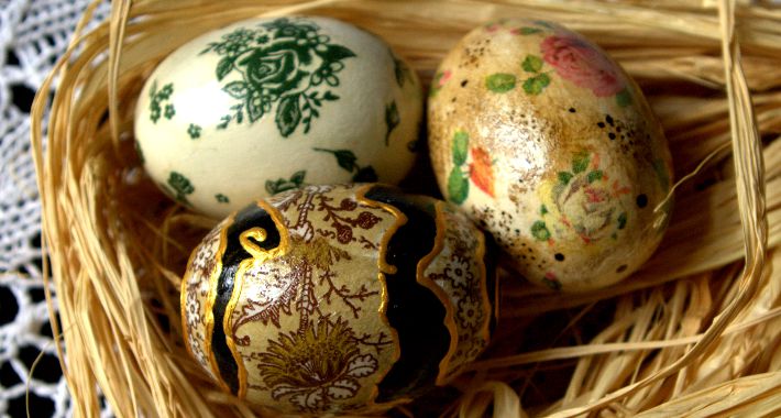 Decoupage - stwórz niezwykłe pisanki