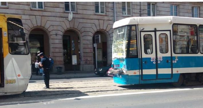 Zderzenie tramwajów