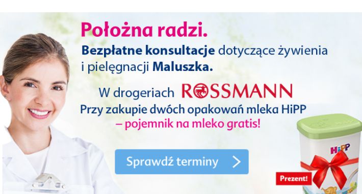 Położna radzi w Rossmannie