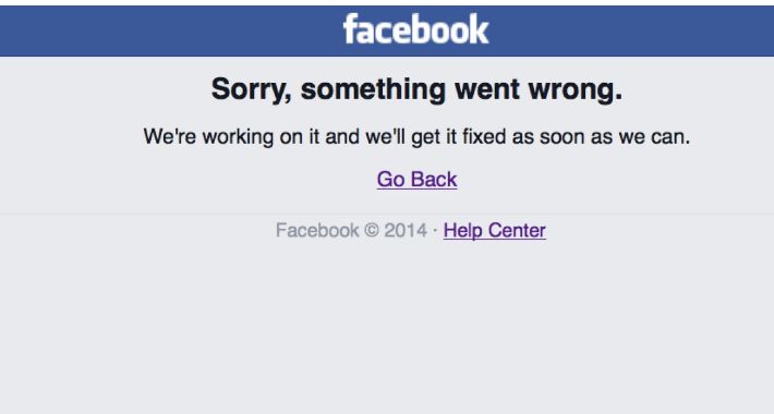 Facebook zmarł
