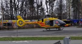 Zablokowana Mickiewicza. Przy pętli autobusowej wylądował helikopter LPR