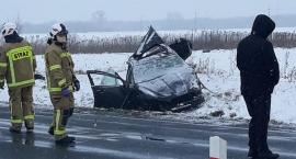 Tragiczny wypadek na drodze Trzebnica - Milicz. Nie żyje młody mężczyzna.