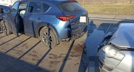 Tłok na dolnośląskim odcinku autostrady A4. Dochodzi do wielu kolizji.