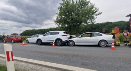 Wypadek z udziałem pięciu pojazdów osobowych na DK8 &hellip;