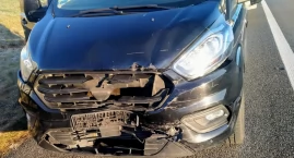 Poranne utrudnienia na A4. Dwie kolizje na 163 kilometrze autostrady w kierunku Katowic. Kierowca ciężarówki nawet się nie zatrzymał