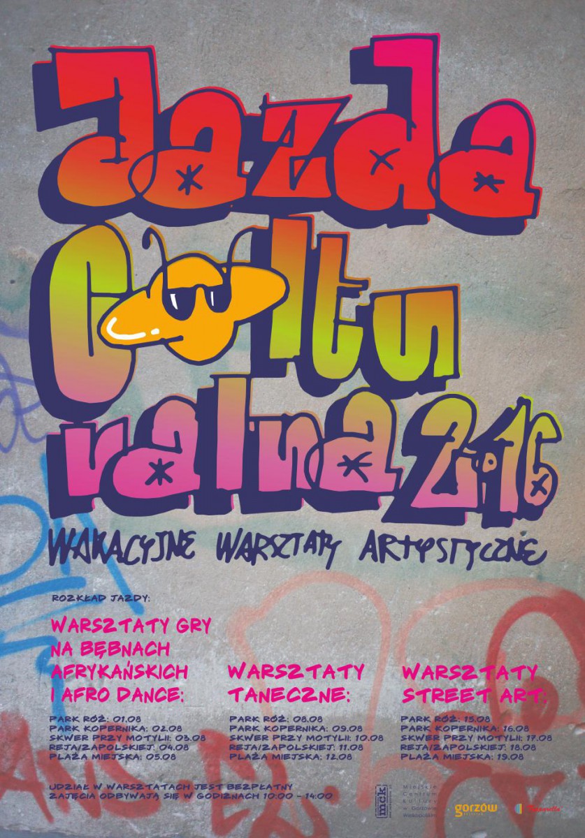 Jazda coolturalna 1-19 sierpnia 2016