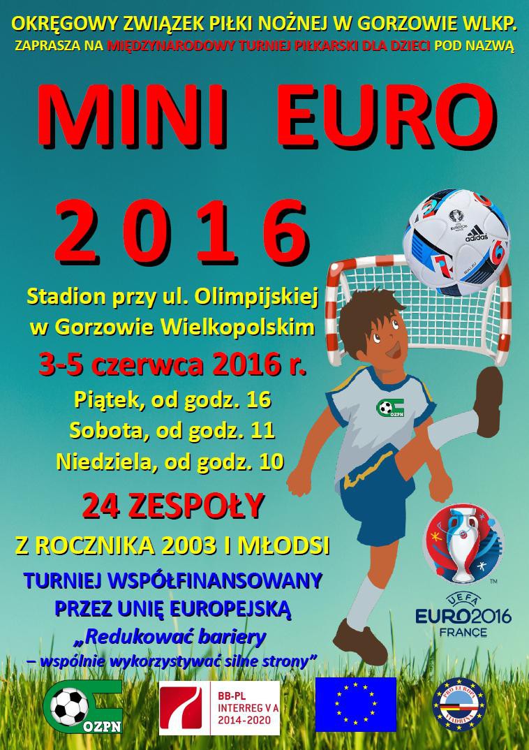 MINI EURO 2016 czyli Międzynarodowy Turniej Piłkarski dla dzieci. Rozgrywki potrwają do niedzieli, 5