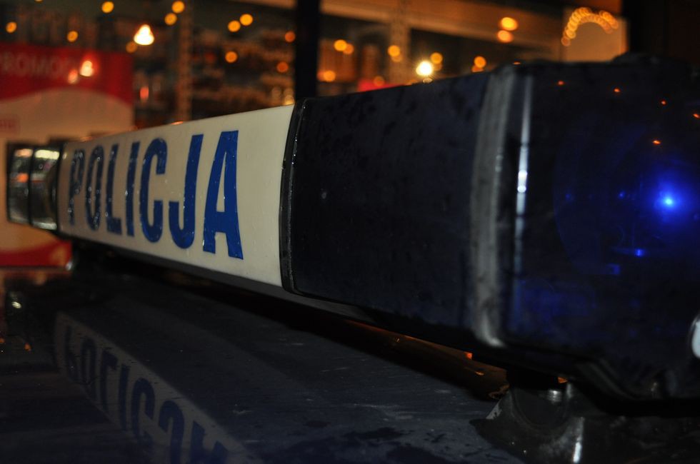 Kierowca wjechał na drogę ekspresową kombajnem