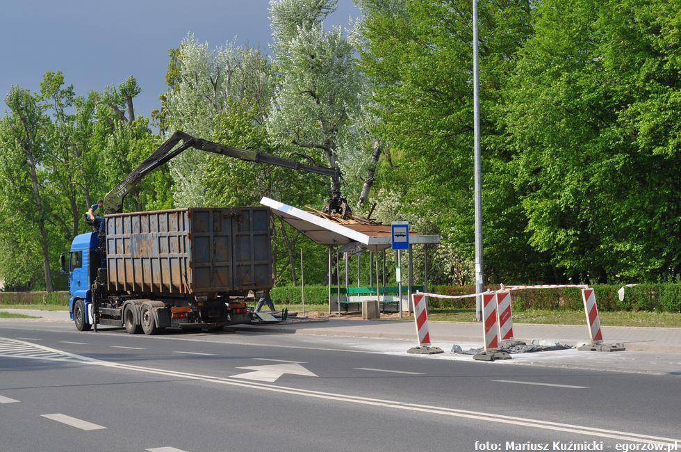 Remont przystanku PEGAZ