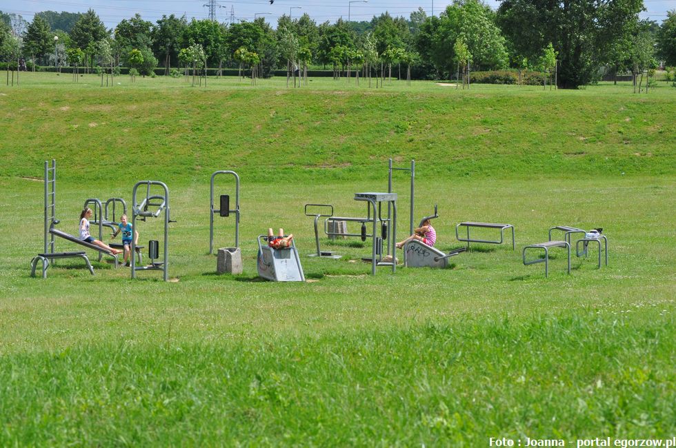 W Parku Górczyńskim otwarty został Street Workout Park