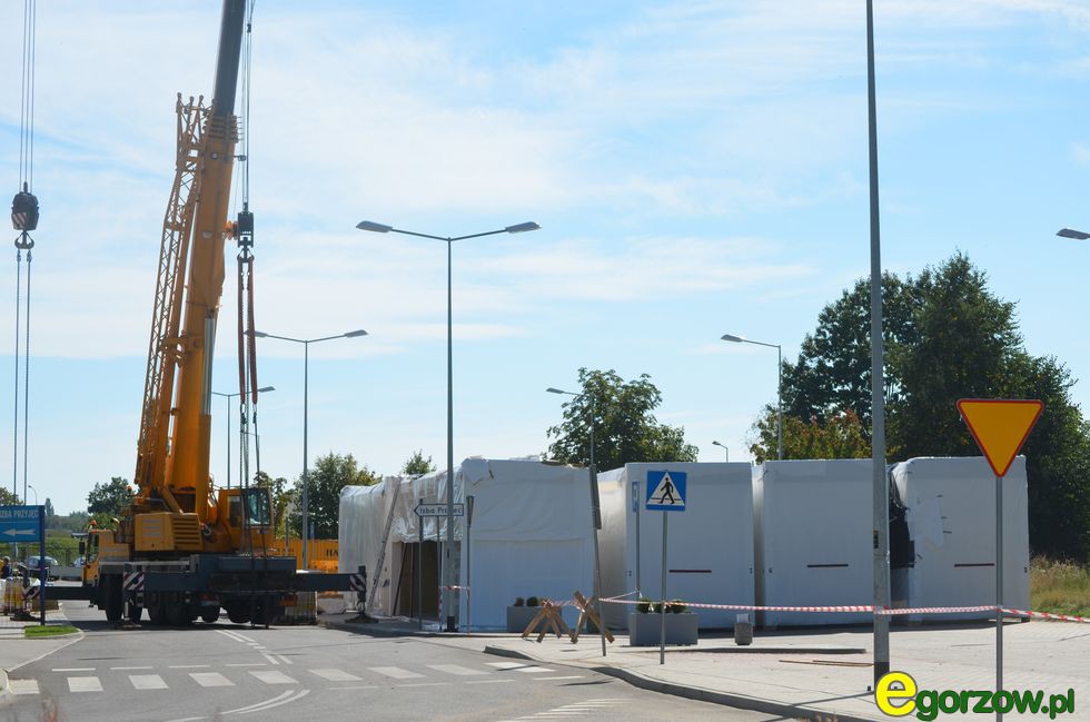 Największy dźwig w Polsce przyjechał do Gorzowa [foto]
