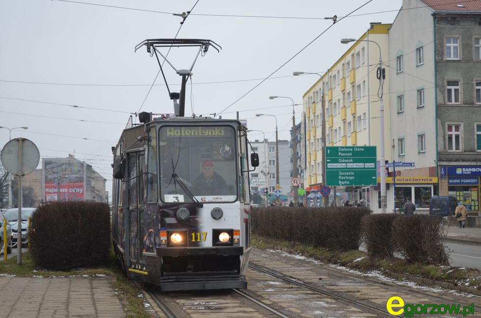 Tramwaj zwany zakochaniem na gorzowskich torach