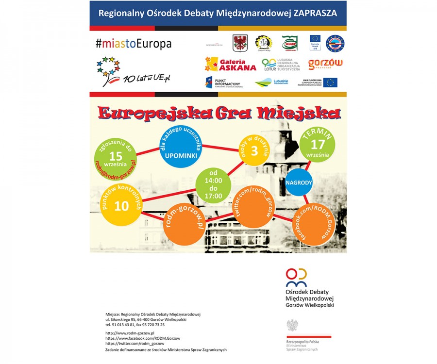 Europejska Gra Miejska w Gorzowie
