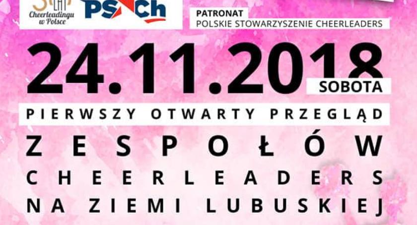 I Gorzowski Przegląd Zespołów Cheerleaders 24.11.2018r., godz. 11