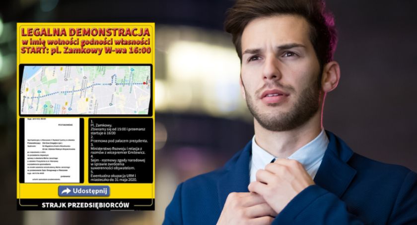 O 15.00 Strajk Przedsiębiorców! 