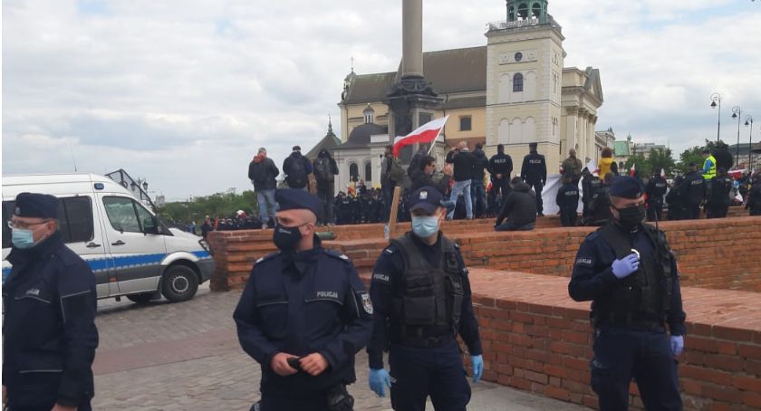 Przedsiębiorcy protestują, górnicy się wycofali. 