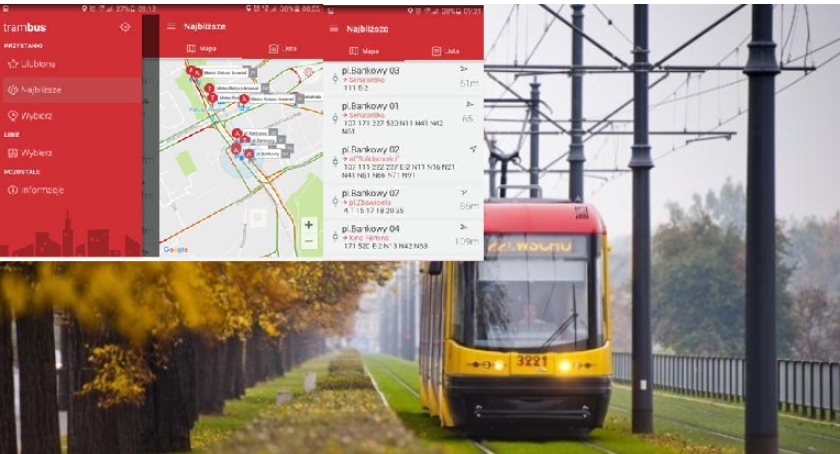 Aplikacja TramBus ułatwi podróżowanie po Warszawie