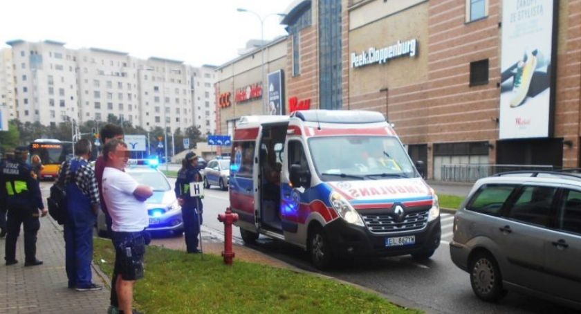 Zderzenie, przestraszone dziecko - ul. Pamiętajcie o Ogrodach