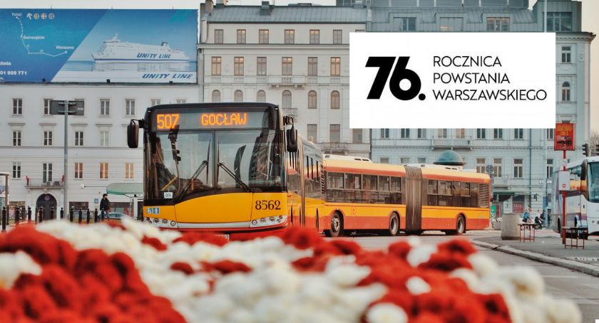 76. rocznica wybuchu Powstania Warszawskiego: na ulicach miasta specjalne linie autobusowe